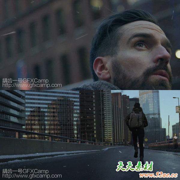 120组下雪飘雪特效合成4K视频素材120-Snow-天天素材网