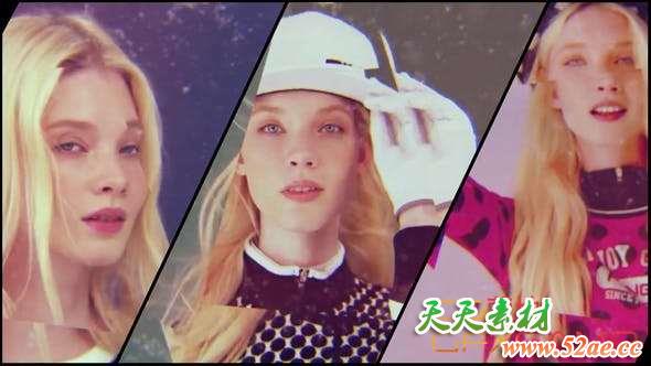 AE模板-图片切割视差Logo动画 Glass Parallax Image Logo-天天素材网