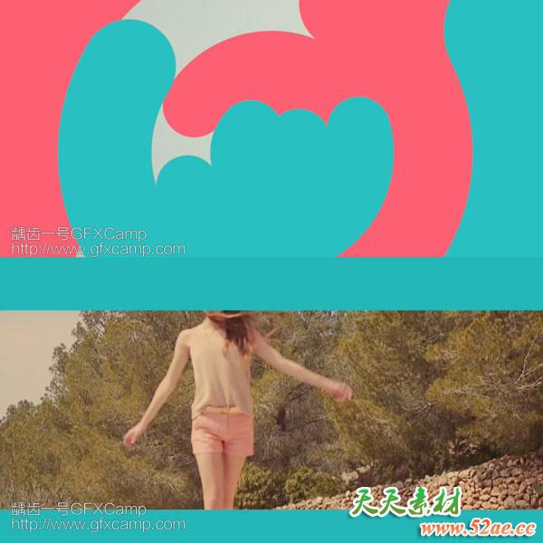 FCPX插件：36组简单图形视频转场预设Shape Transitions-天天素材网