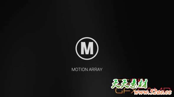 FCPX插件：优雅黑暗三维Logo动画 Elegant Dark Logo Reveal-天天素材网