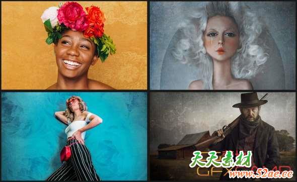 100张实用纹理贴图素材 PRO EDU – Master Collection – 100 Custom Photoshop Textures-天天素材网