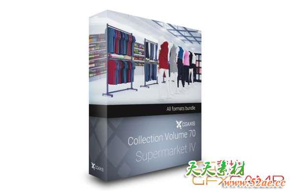 超市物品C4D模型预设 CGAXIS – Supermarket IV Collection for Cinema 4D Volume 70-天天素材网