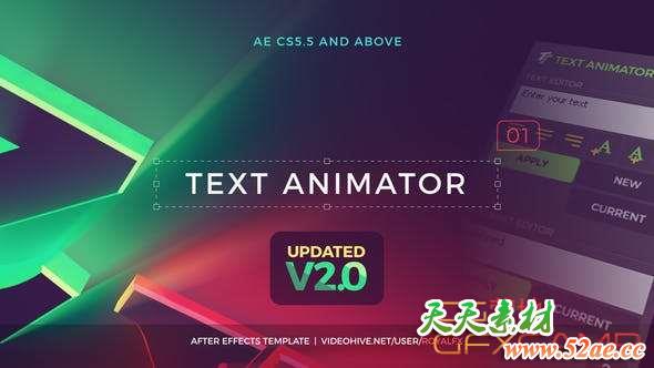 AE模板-时尚创意文字标题排版动画 Creative Titles V2.1-天天素材网