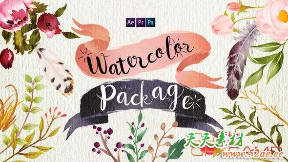 Handwriting Watercolor Package