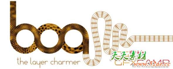 物体沿路径生长动画AE脚本 Aescripts BOA Boa v1.3.3 Win/Mac破解版+ 使用教程-天天素材网