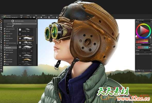 二维绘图软件 Corel Painter 2020 v20.0.0.256 Win/Mac 中文/英文/破解版-天天素材网