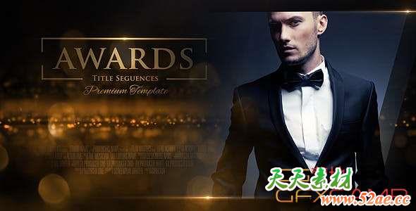 AE模板-梦幻粒子颁奖典礼人物介绍包装片头 Awards Promo-天天素材网