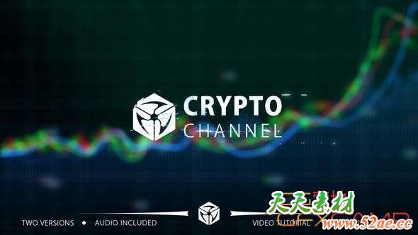 AE模板-股票交易数据曲线图动画 Crypto Trading Channel-天天素材网