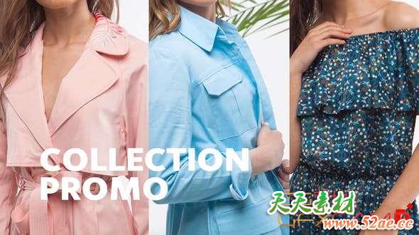 AE模板-时尚商品包装介绍片头 Fashion Brand New Collection Promo-天天素材网