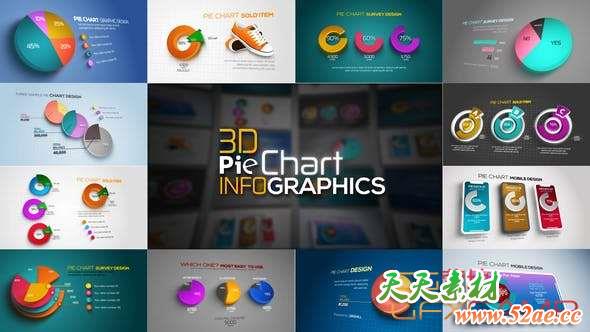 3D Pie Chart Infographics 24079113