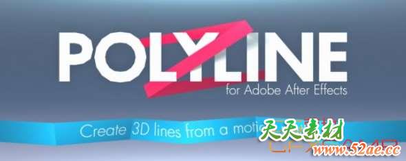 三维多边形线条折叠路径动画AE插件 Aescripts Polyline Pro v1.2.0 Win/Mac破解版 + 使用教程-天天素材网