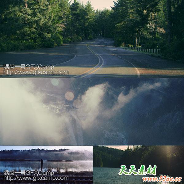 15组自然景色风景LUTS视频调色预设(AE/Pr/FCPX/达芬奇/PS等)-天天素材网