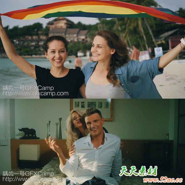 18组个性化电影风格LUTS视频调色预设(AE/Pr/FCPX/达芬奇/PS等)-天天素材网