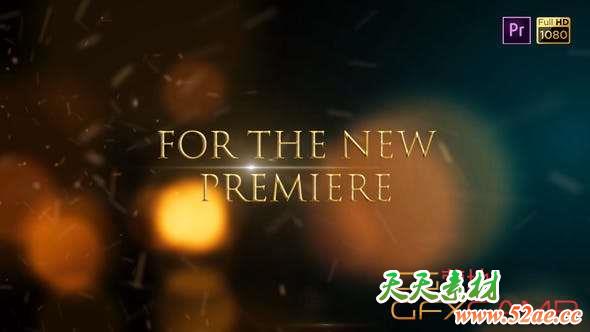 PR模板-大气文字标题宣传片 Cinematic Trailer Titles Pro-天天素材网