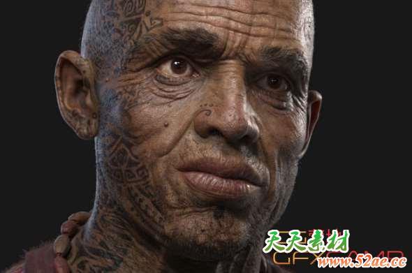 人物皮肤材质贴图预设 Flippednormals – Skin Kit-天天素材网
