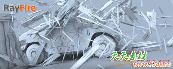 爆炸破碎插件破解版 RayFire 1.84 for 3DS Max 2020-天天素材网
