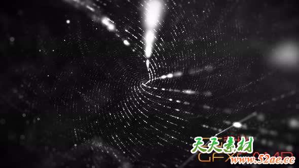 科技感粒子网背景视频素材 Digital Technology Screen-天天素材网