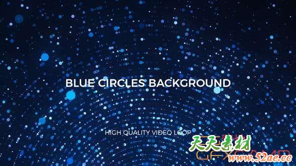 红蓝紫色粒子背景视频素材 Blue/Purple/Red Circles Background 23673142-天天素材网