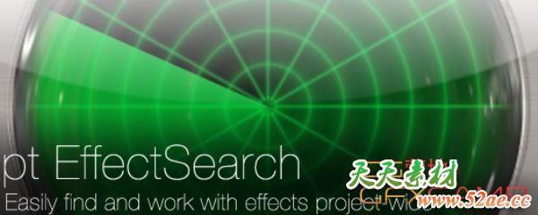 特效寻找管理AE脚本 Aescripts pt_EffectSearch v3.42 + 使用教程-天天素材网