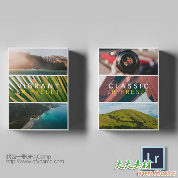 20组Lightroom小清新时尚唯美风景旅游照片LR调色预设-天天素材网