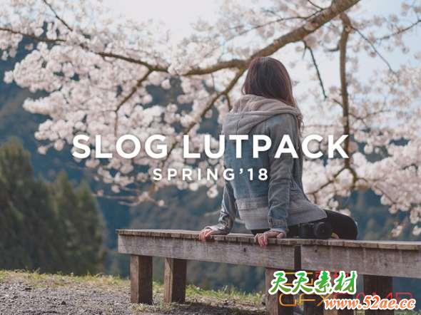 9组索尼Sony LUTS视频调色预设 SLOG LUT PACK SPRING ’18 by AUXOUT (AE/Pr/FCPX/达芬奇/PS等)-天天素材网