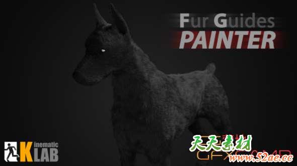 毛发绘制插件破解版 Fur Guides Painter 1.00 for 3DS MAX 2013 – 2020-天天素材网