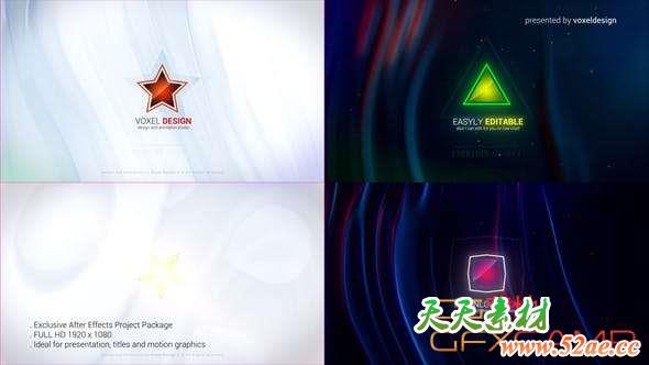 AE模板-简单优雅Logo动画 Silky Premium Logo Reveal-天天素材网