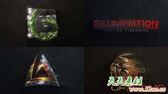 3D Particles Logo 21839649