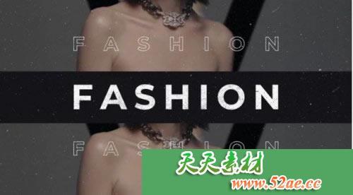 PR模板 流行通用开场电子相册模板Fashion Media Opener幻灯片