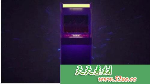 PR模板下载  80年代商场标志 80s Arcade Logo