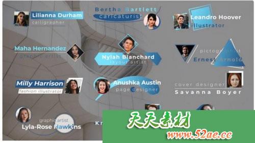 PR模板 文字标题字幕条展示视频模板 Modern Lower Thirds