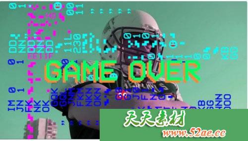 PR模板 游戏故障转换转场视频片头模板 Game Glitch Transitions