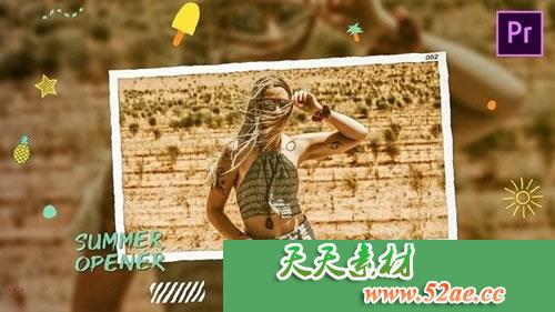 PR模板下载  夏季开瓶器 幻灯片电子相册模板 Summer Opener-天天素材网