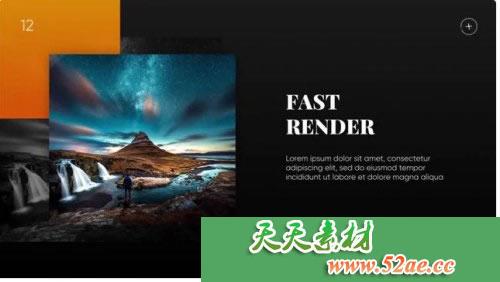 PR模板 清洁演示  现代商业 Clean Presentation-天天素材网