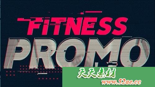 PR模板下载 健身促销 预告宣传片视频模板 Fitness Promo-天天素材网
