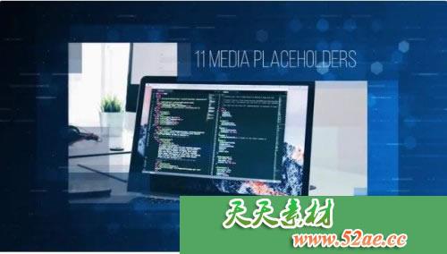 PR模板 数字技术促销预告宣传片 - Premiere Pro模板-天天素材网