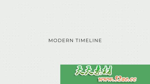 PR模板下载 现代时间线企业 Modern Timeline-天天素材网