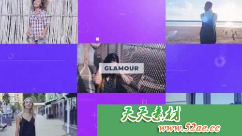 PR模板下载 时尚区时尚片头模板下载 - Premiere Pro模板