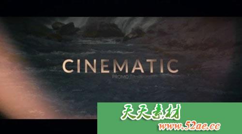 PR模板 电影影视级开场推广预告宣传片模板 Cinematic Promo-天天素材网