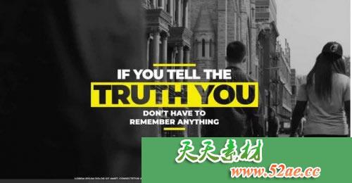 PR模板 创意文字标题动画模板Creatve Typography Pack-天天素材网