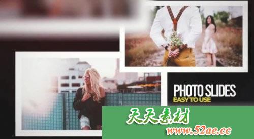 PR模板 照片幻灯片电子相册视频模板 Photo Slideshow-天天素材网