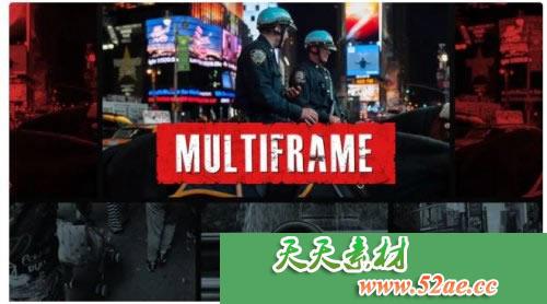 PR模板下载 多图框架城市开场片头模板Multiframe Urban Opene