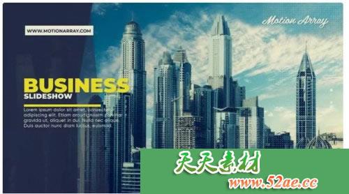 PR模板下载 企业幻灯片电子相册模板 Corporate Slideshow-天天素材网