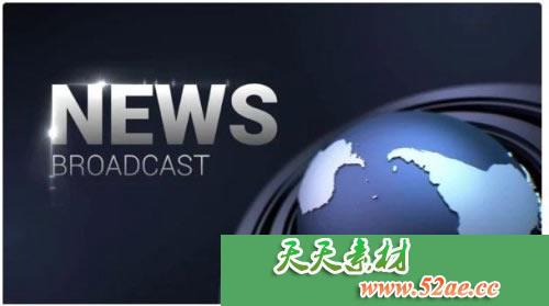 PR模板 新闻广播开启者 开场视频片头哦模板