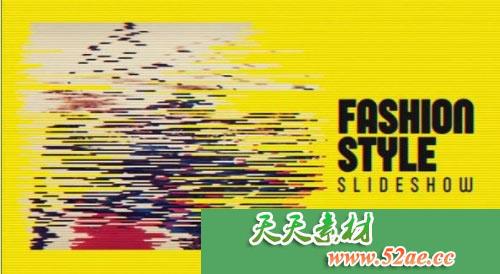 PR模板下载 时尚风格幻灯片 Fashion style Slideshow-天天素材网