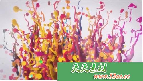 PR模板 彩色彩条展示推广宣传片LOGO演绎 Colorful Reveal Logo