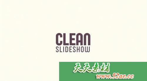 PR模板下载 简单简洁清洁幻灯片 Clean Slideshow