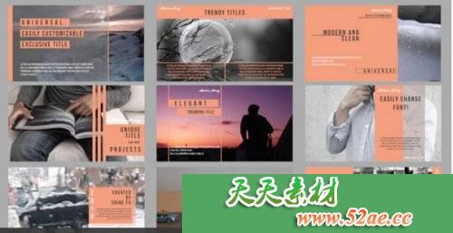 PR模板下载 大标题文字标题动画视频模板 Big titles-天天素材网