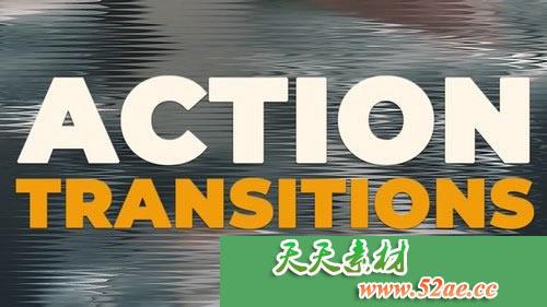 PR模板下载 动作预告宣传片转场模板 Action Transitions-天天素材网