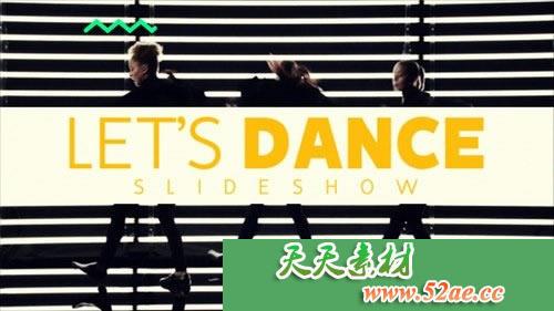 PR模板 幻灯片 电子相册- 让我们跳舞 Slideshow - Let's Dance-天天素材网